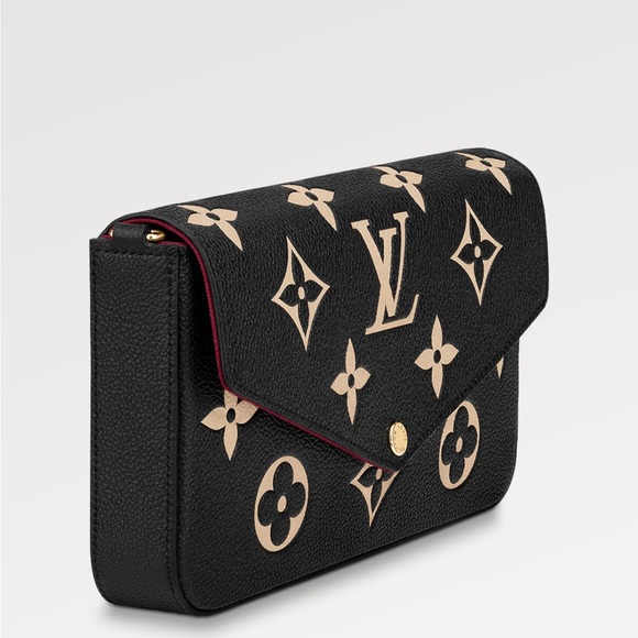 Louis Vuitton FÉLICIE POCHETTE  Bicolor Monogram Empreinte Leather - Picture 2 of 13